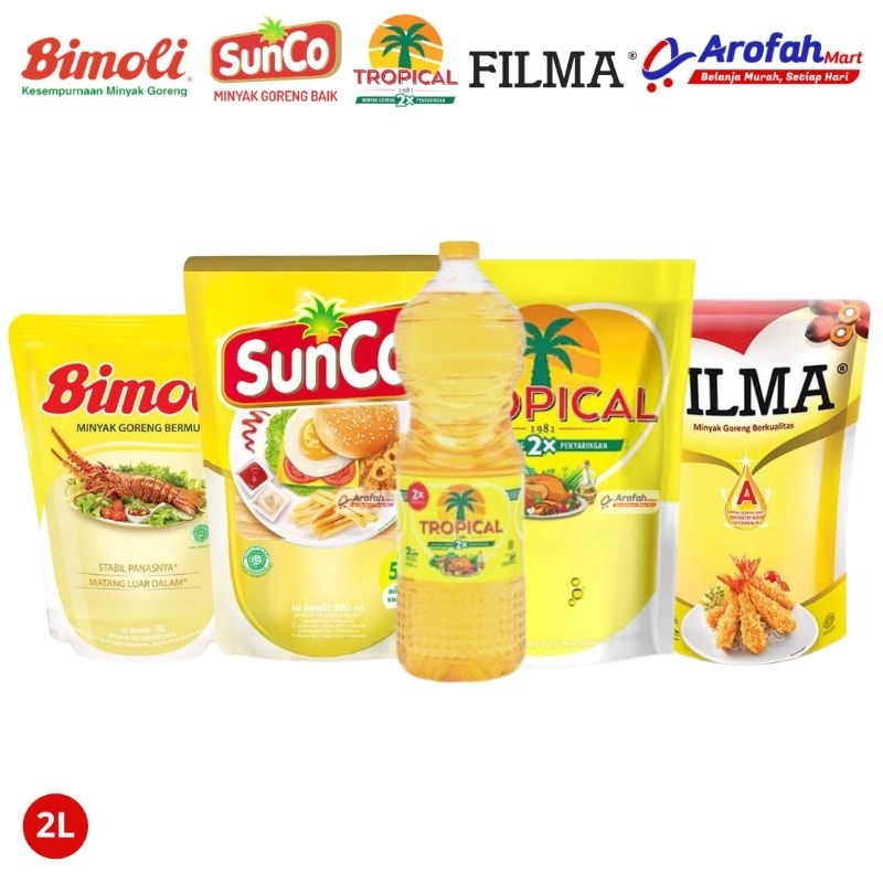 

MINYAK GORENG 2L SUNCO FILMA BIMOLI TROPICAL