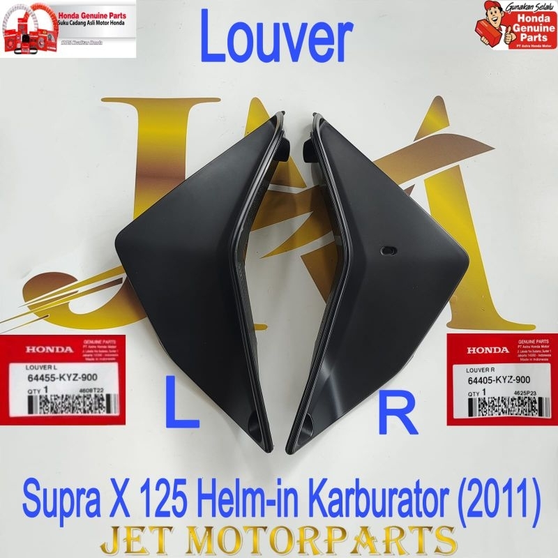 Louver Sayap Dalam Supra X 125 Helm In Karbu 2011 Asli Atau Ori Honda AHM 64405KYZ900 64455KYZ900