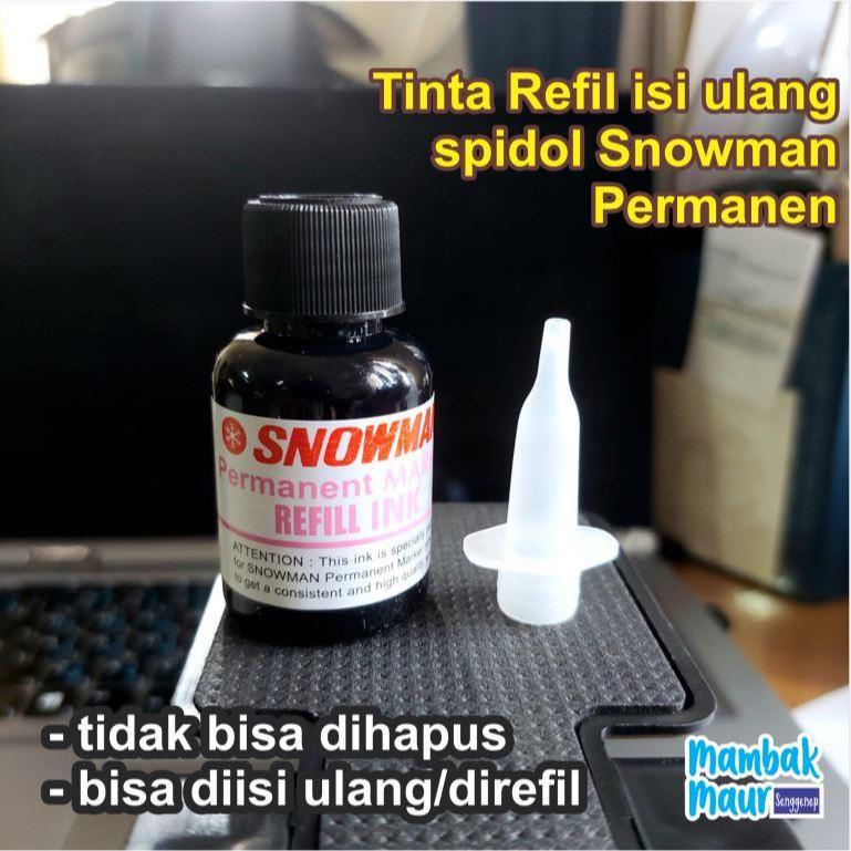 

TINTA ISI ULANG (TINTA REFIL) UNTUK SPIDOL SNOWMAN PERMANENT