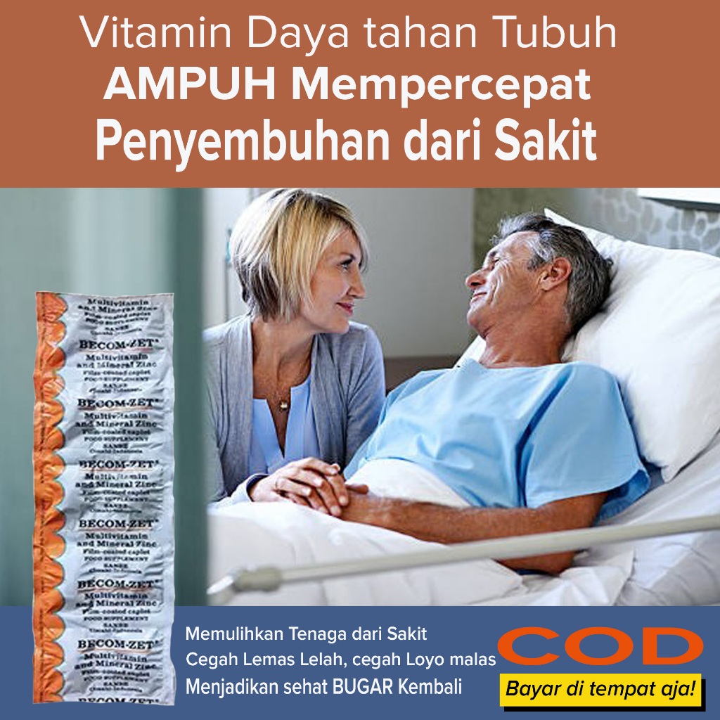 Best Seller Vitamin Mempercepat Penyembuhan Pemulihan dari Sakit Vitamin Daya tahan Tubuh cegah saki