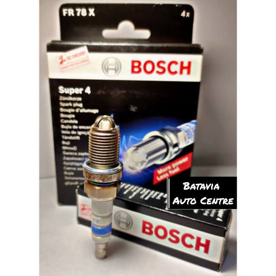 Busi Bosch Super 4 Original CRV VIOS AVANZA TARUNA BRIO JAZZ MOBILIO