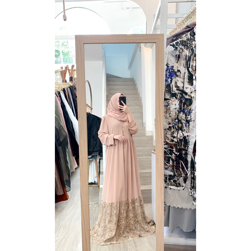gamis RBN syar’i premium terbaru
