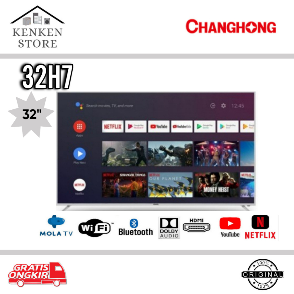 TV LED ANDROID CHANGHONG 32H7 32INCH