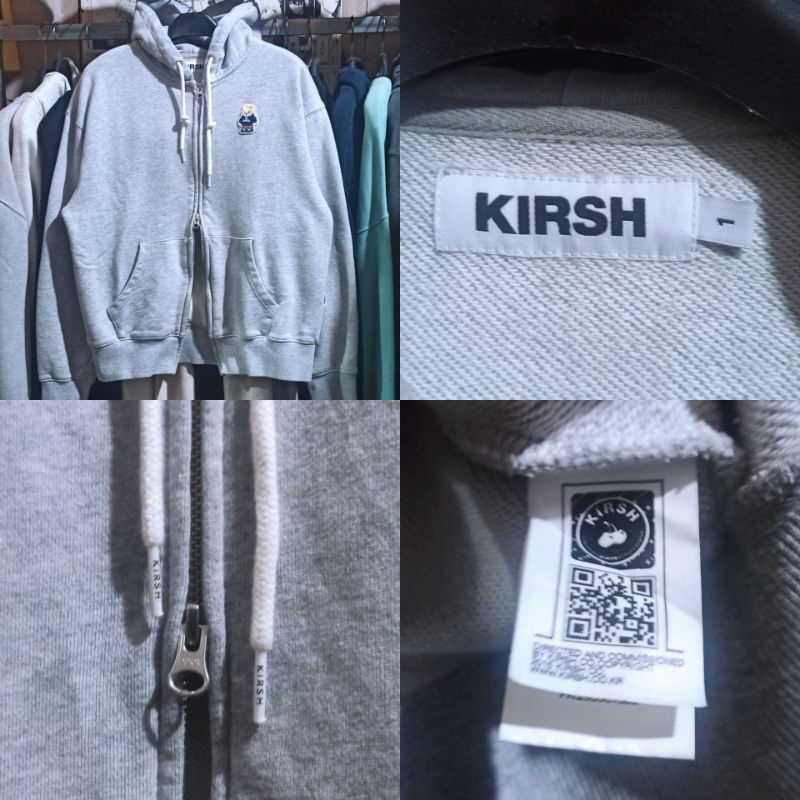 kirsh zip up hoodie x topi clove cordu