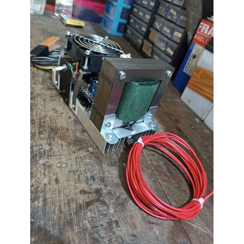 inverter pac 16 transistor trafo 5amper murni + kipas