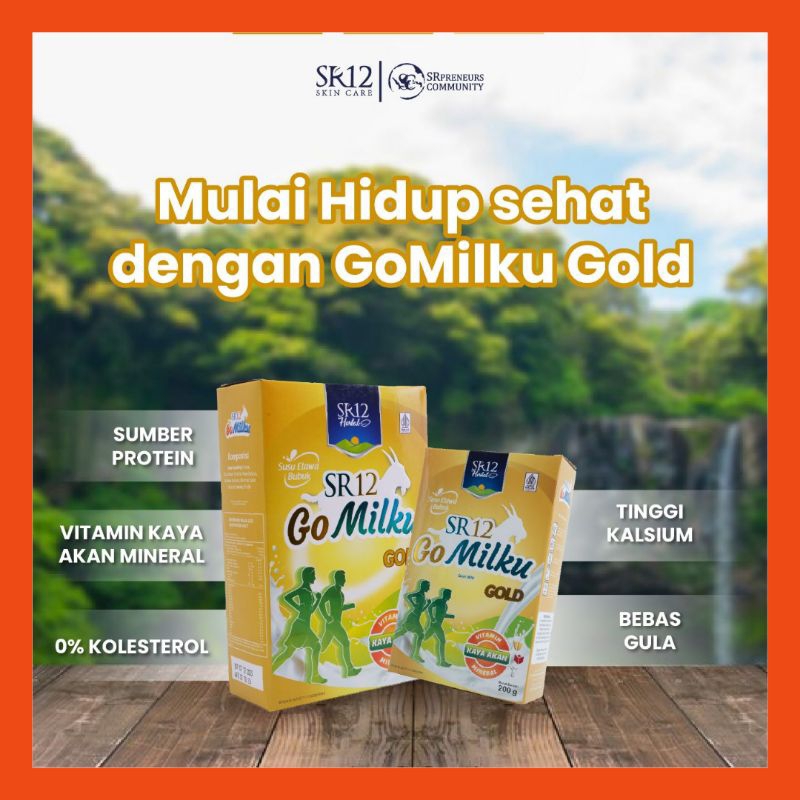 

SR12 Go Milku Gold Susu Kambing Etawa Asli Atasi Nyeri Sendi Pegel Linu Gomilku SR 12