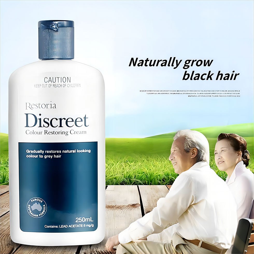 Restoria Discreet Restoring Cream 250ML /Restoria Discreet Dark Hair Cream /Original Color Repair Cr