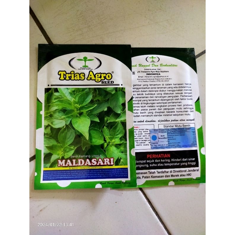 Benih kemangi unggul MALDASARI 10gr- bibit Kemangi