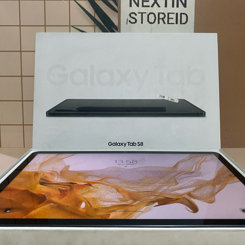 SAMSUNG GALAXY TAB S8 8/128 WIFI ONLY SECOND FULLSET