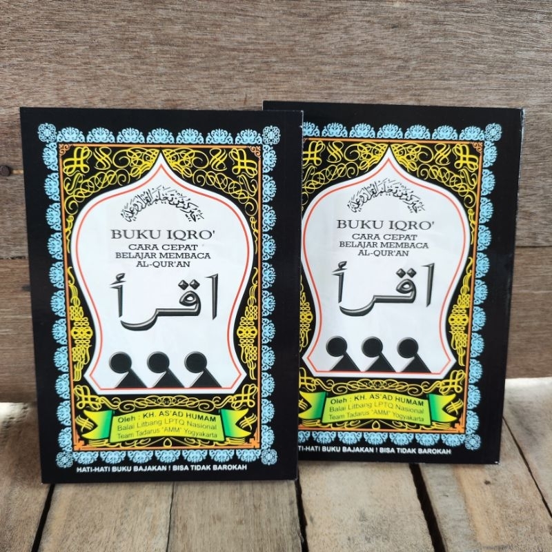 

Buku IQRO' Cara Cepat Belajar Membaca AL-QUR'AN ukuran kecil