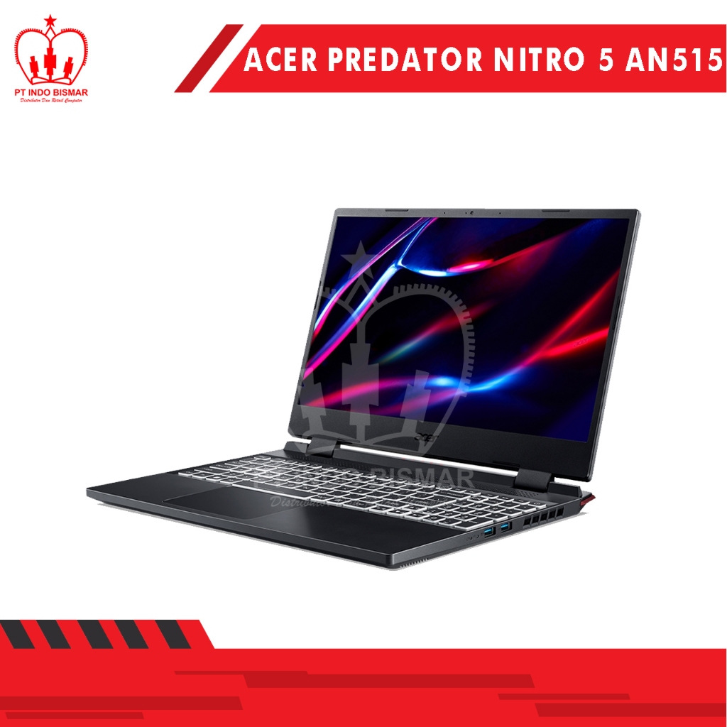 ACER Predator Nitro 5 AN515 Proc Intel i5 12500H Win11 OHS (15,6" FHD IPS/RTX3050/512GB SSD/8GB)