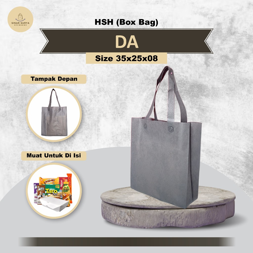 

Tas Spunbond Polos Tas Kain Tas Souvenir Kantong Souvenir Spunbond 75 Gsm 35X25X08
