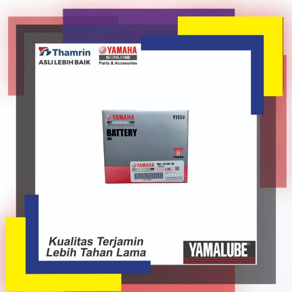 Battery Assy YTZ6V Yamaha / Aki Motor Yamaha