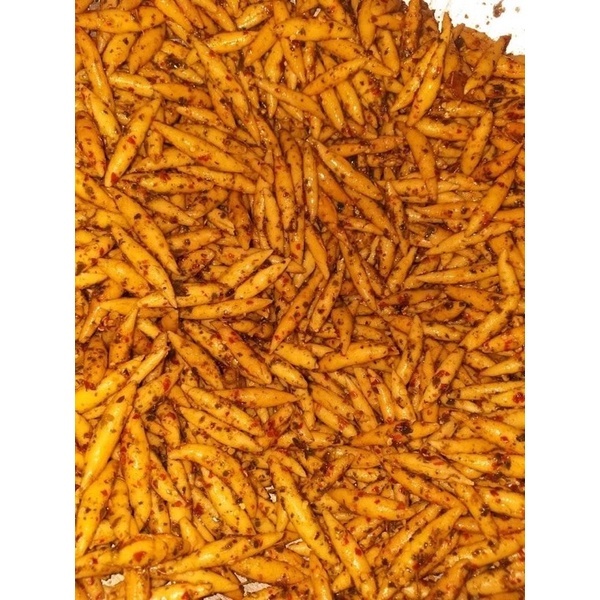 

Tiktuk cikruh Citruk pedas Tiktuk 500gram TIKTUK CIKUR DAUN JERUK 250GR/ 500GR