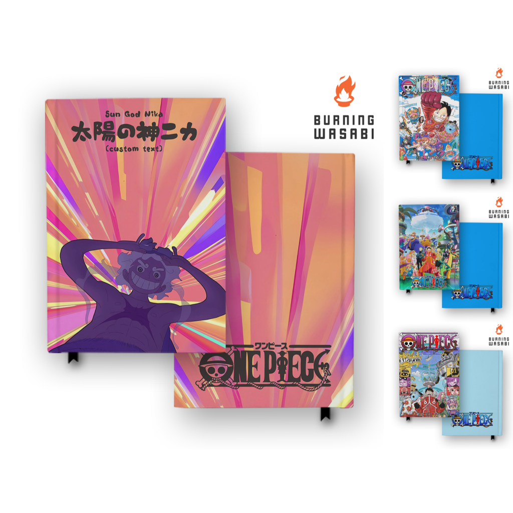 

Buku Catatan Notebook One Piece Egghead 1234 Hardcover Custom Nama Diary Gift Jurnal Agenda Burning Wasabi A5 A6