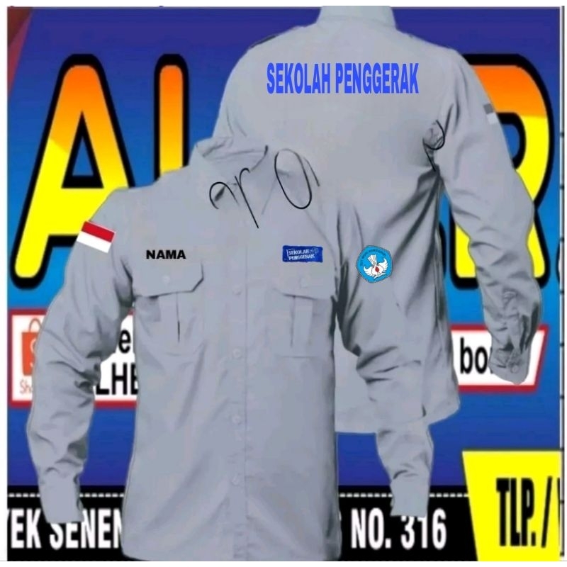 kemeja sekolah penggerak baju sekolah penggerak seragam sekolah penggerak Pdh sekolah penggerak keme