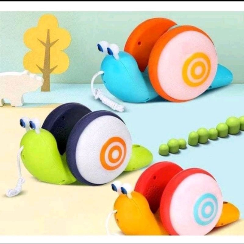 mainan siput tarik/SIPUT GOYANG NO Batrai