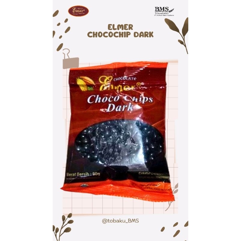 

ELMER CHOCO CHIPS DARK & COLOUR 90 Gram