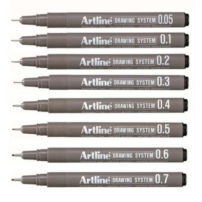 

0Artline drawing pen / / Pulpen Drawing Pen Artline Ek-23 0.03 / 0.05 / 0.1 / 0.2 / 0.3 / 0.4 / 0.5 / 0.6 / 0.7 / 0.8 /