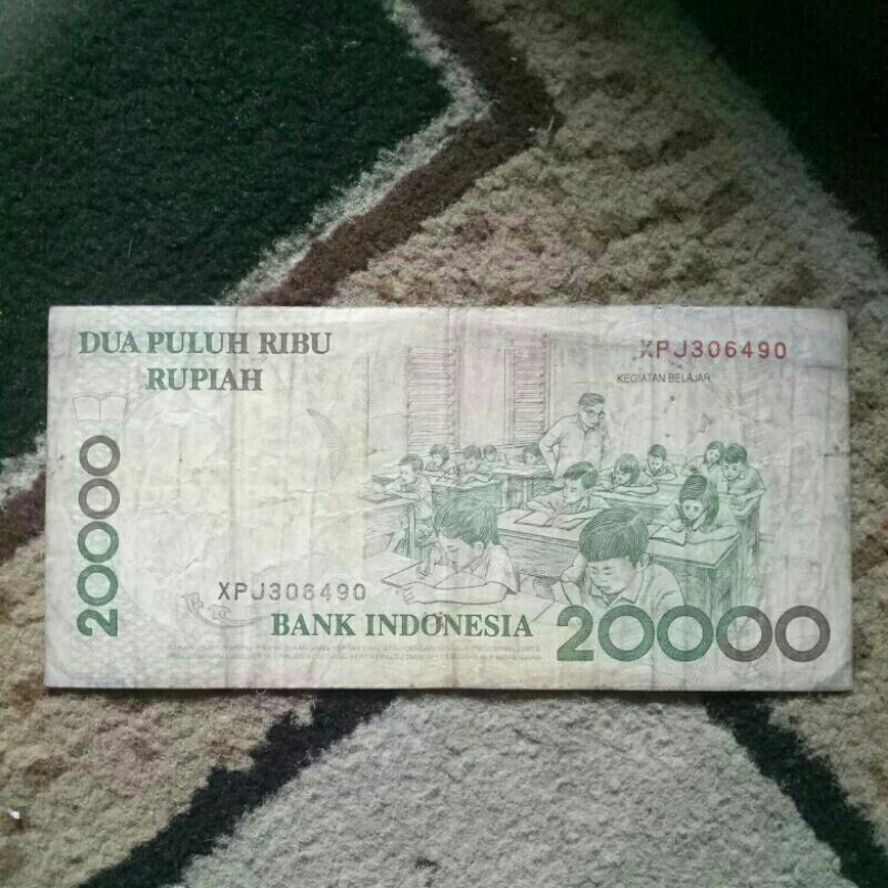 uangkuno 20.000 tahun 1998