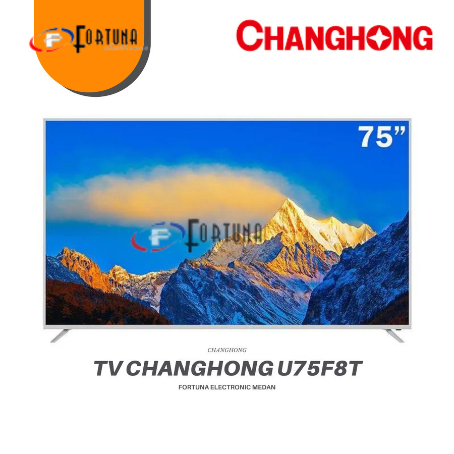 CHANGHONG U75QM10 Changhong QLED TV 4K 75 inch Google Smart QLED PRO Digital TV Dolby Audio DBX-TV G