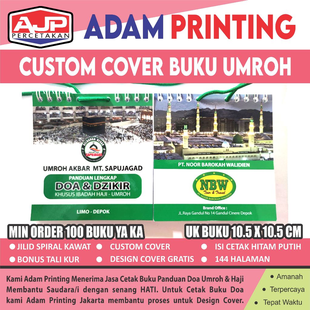 

Buku Panduan Doa dan Dzikir Ibadah Umroh Murah
