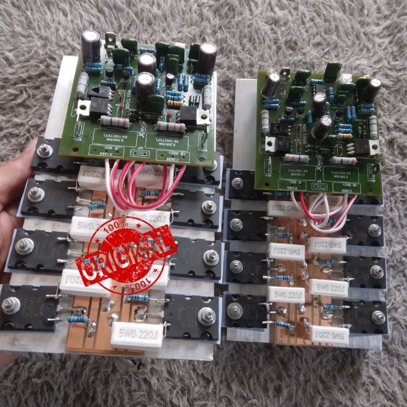 KIT POWER AMPLIFIER FINAL 4 SET ORI JAPAN DRIVER SOCL 506 SIAP PAKAI