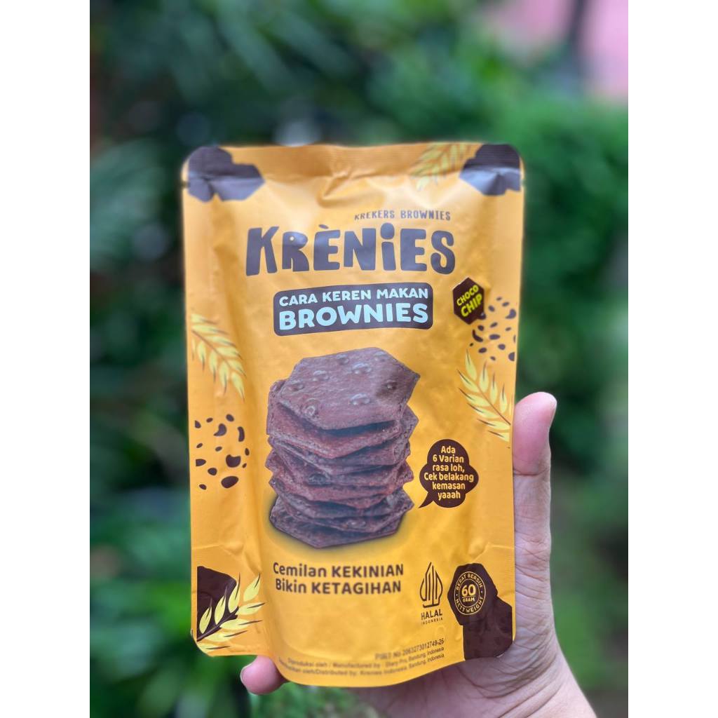 

KRENIES Krekers Brownies Choco Chip ala iBar
