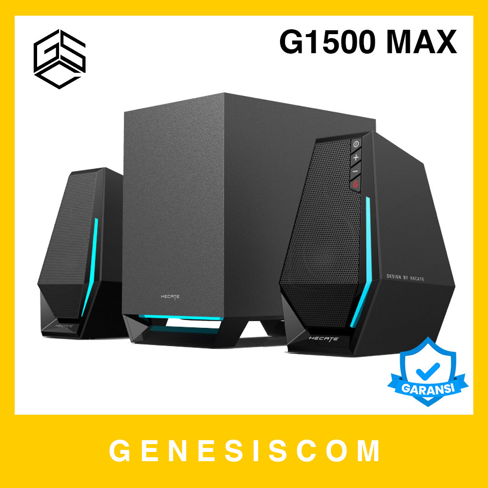 Speaker Bluetooth EDIFIER G1500 MAX Hecate 2.1 RGB AUX+BT BT5.3 Gaming Game Multimedia Desktop 3.5mm
