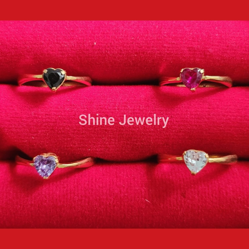 cincin love mata 1 gram emas muda