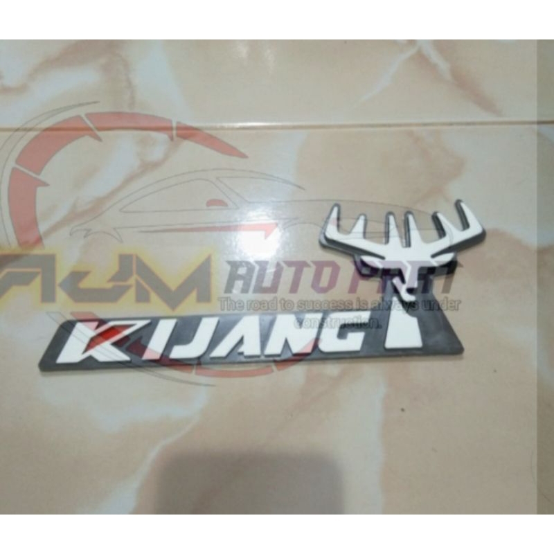 Emblem tulisan kijang tanduk buat mobil kijang super kijang grand