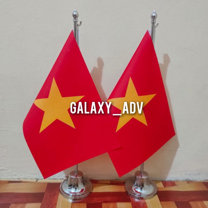 

tiang stainless+bendera meja negara - VIETNAM