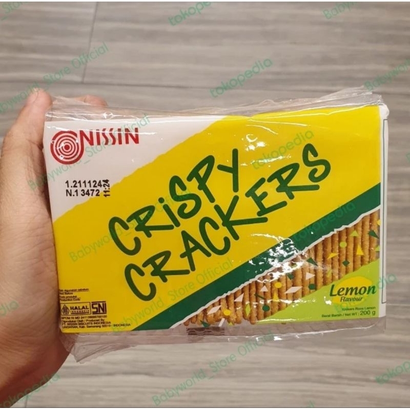 

Nissin Crispy Crackers Rasa Lemon 200 gr