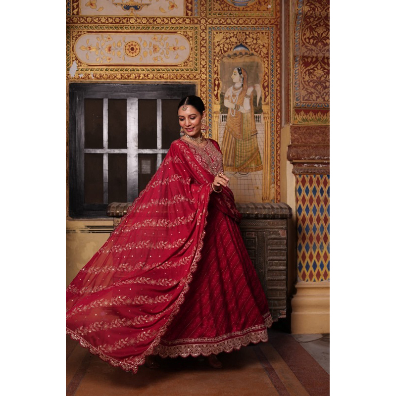 GAMIS INDIA ORI TERBARU MADE IN INDIA GAMIS ORIGINAL INDIA SET DUPATTA TERBARU