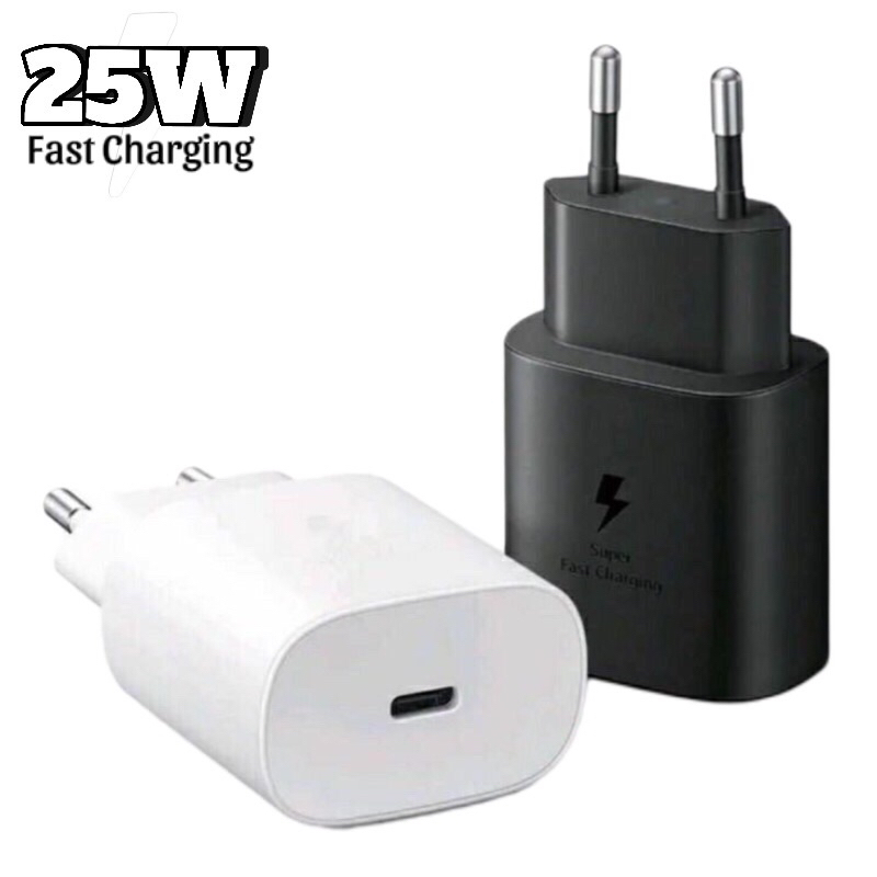 Batok Samsung Tipe C 25W Fast Charging / Adaptor Charger Samsung Galaxy 25w Type C / Kepala Charger 