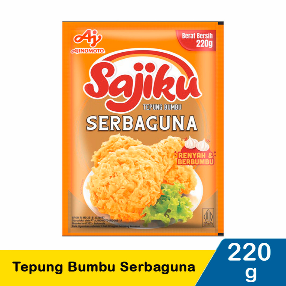 

Sajiku Tepung Bumbu Serbaguna 220gr