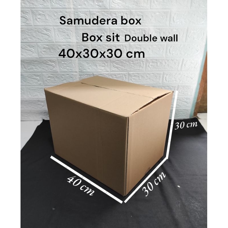 kardus karton box uk. 40x30x30 cm... (double wall) polos