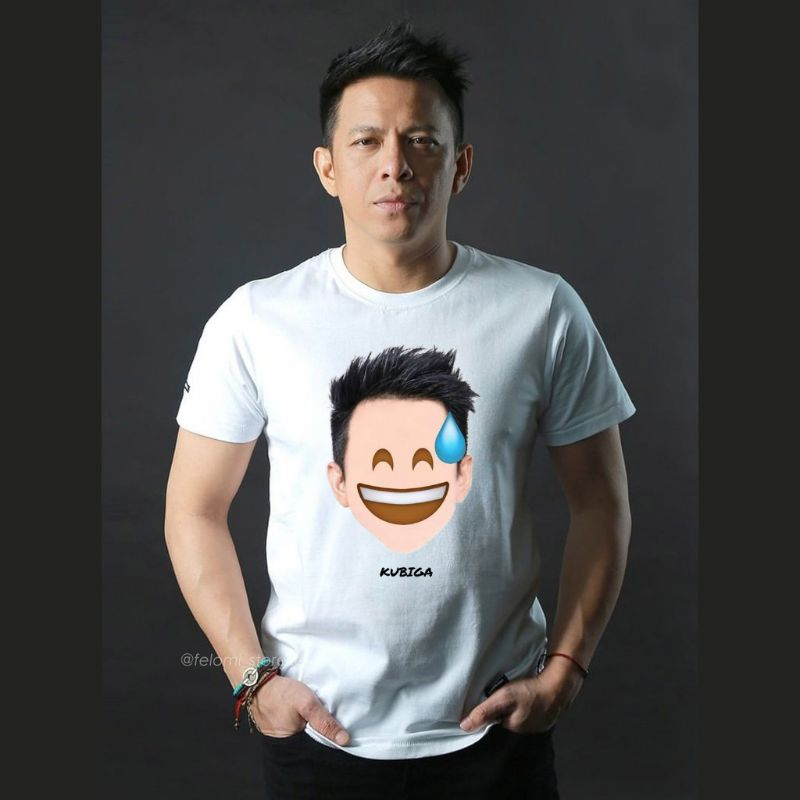 kaos emoticon ariel noah baju lucu unik kado kocak