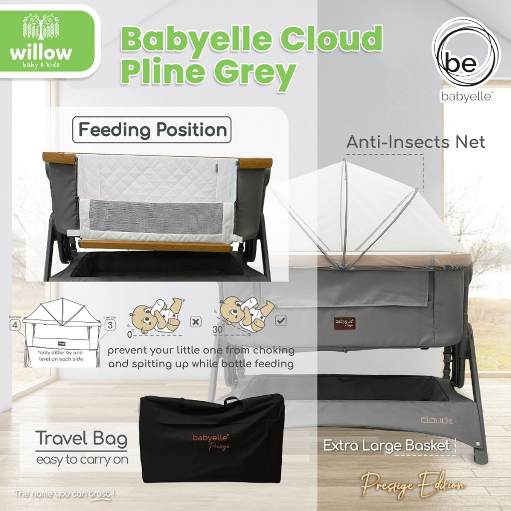 Box Tidur Bayi - Babyelle Cloud Pline