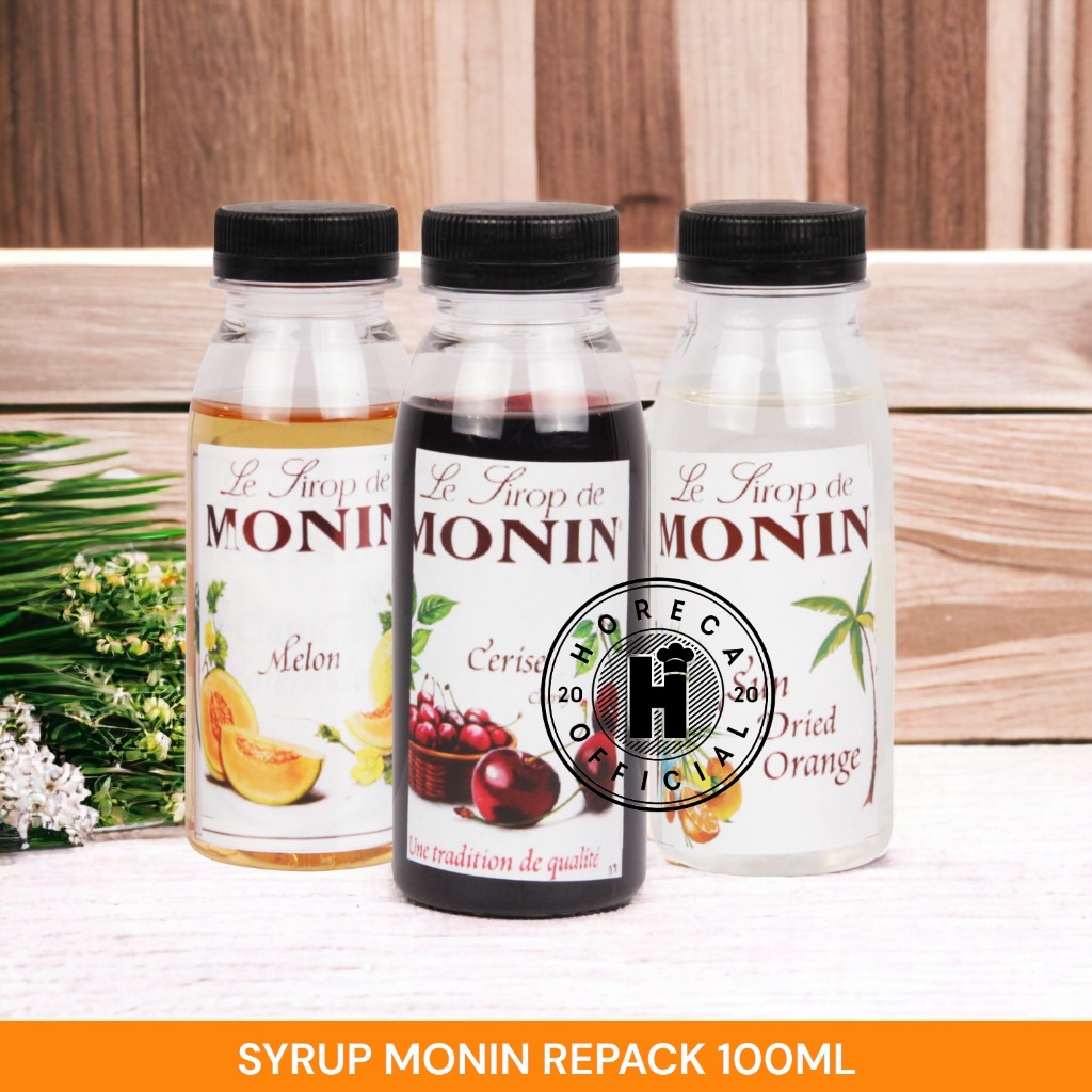 SYRUP MONIN FLOWER FLAVOUR REPACK 100ML/ SIRUP RASA BUNGA 100 ML