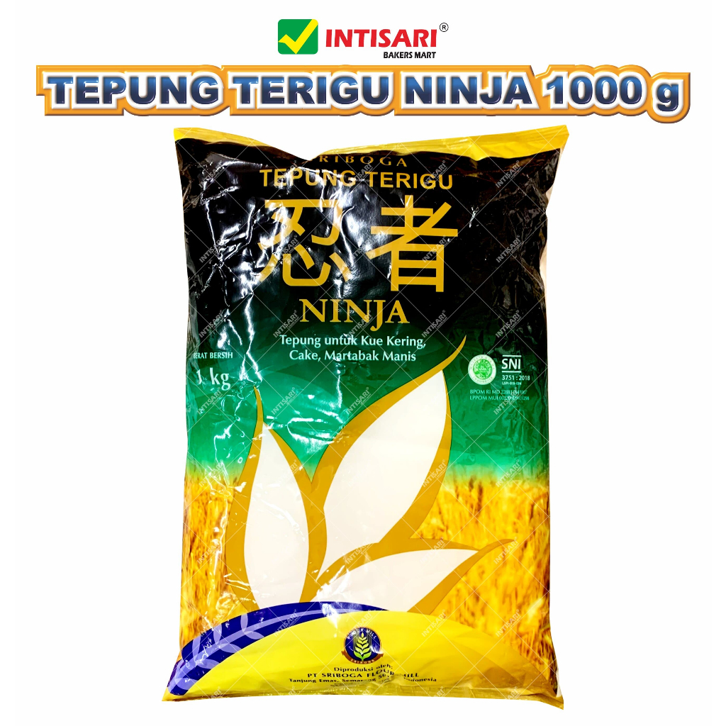 

TEPUNG TERIGU NINJA 1000 G