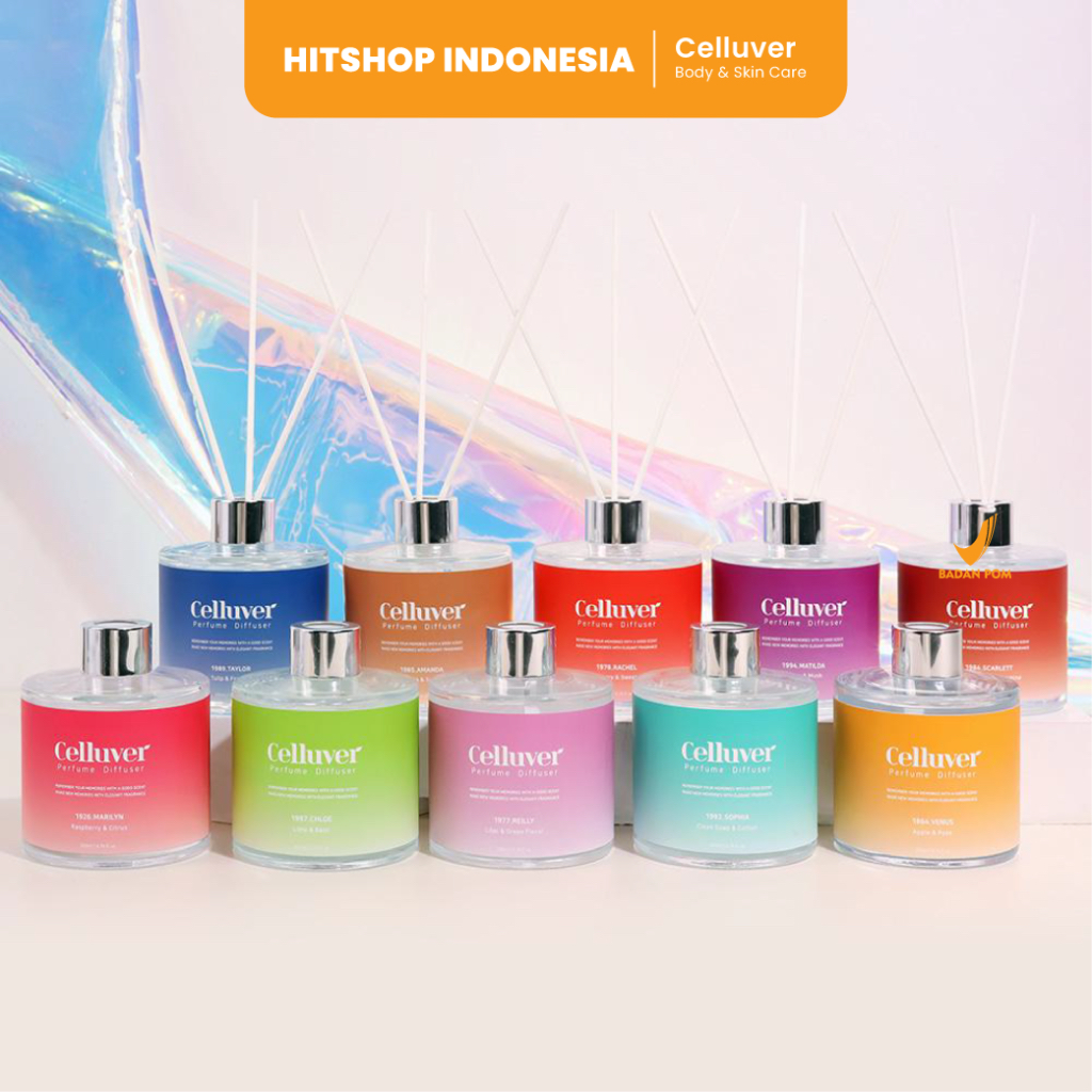 [Celluver] Perfume Diffuser 200ml (4 Variants) Reed Diffuser / HITSHOP