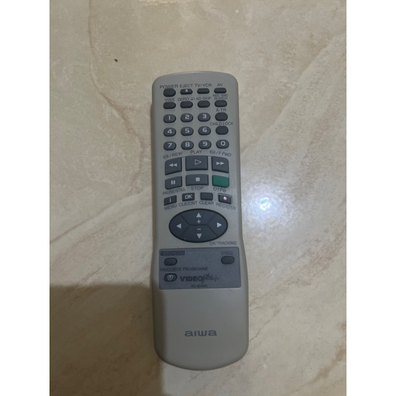 REMOTE REMOT DVD AIWA RC-BVR01 ORIGINAL ASLI