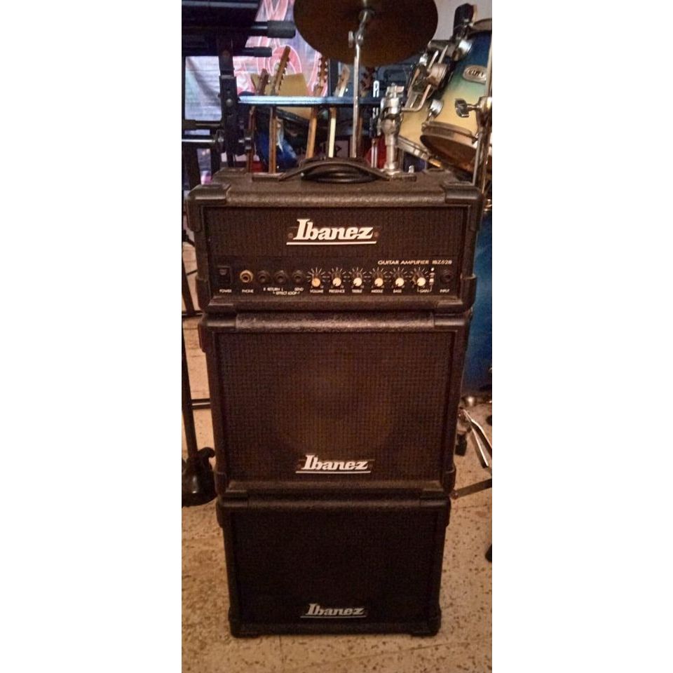Ampli Guitar Ibanez made in Japan mini head kabinet double IBz528 - Amplifier Original