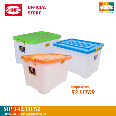 Container Box Shinpo/Box Plastik Serbguna/Box Multi fungsi/CB 52,CB 60,CB 70,CB 82