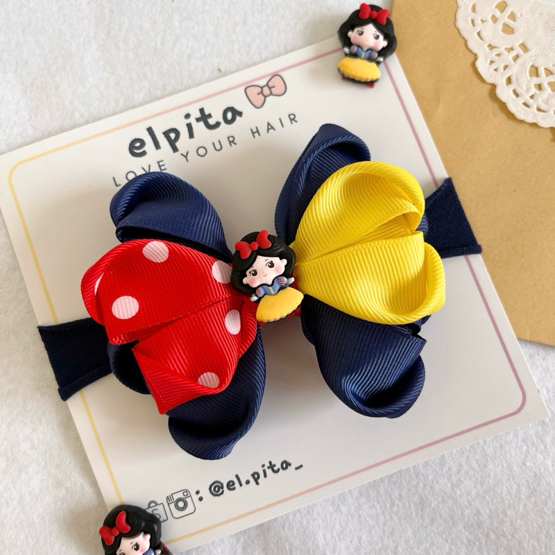[el.pita] Headband / Jepitan Aligator / Bando Princes Snow White