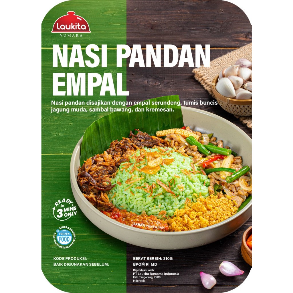 

Laukita Nasi Pandan Empal