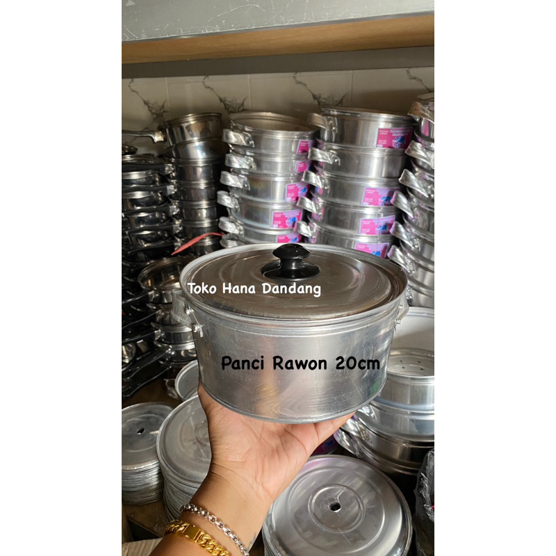 PANCI SAYUR MILENIAL MURAH BERKWALITAS ALUMINIUM Kaleng Tipis ~tipis~/ PANCI RAWON / PANCI KUAH 20cm