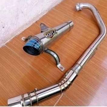 KNALPOT DPJ FULSET TINGGAL PASANG MOTOR FU SONIC VIXION MX CBR