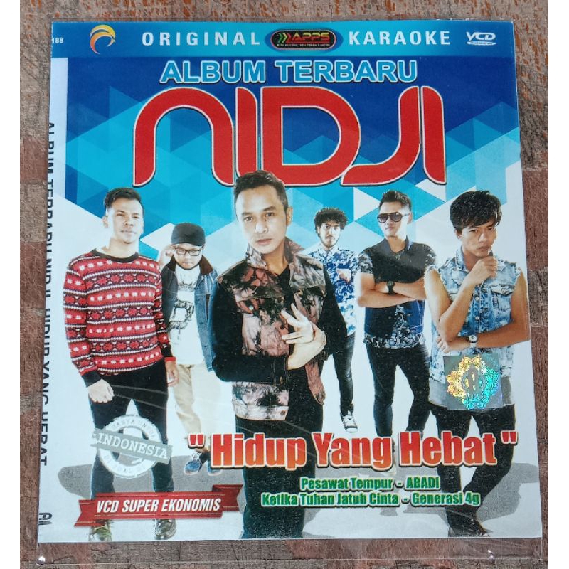 Kaset Vcd original Album terbaik Nidji